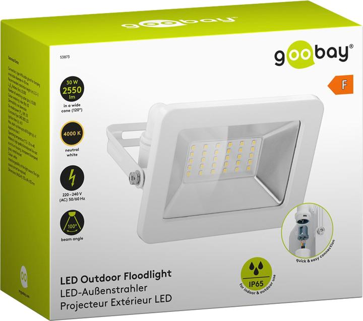Actual product image Goobay Exterior spotlight (2560 lm, IP65)