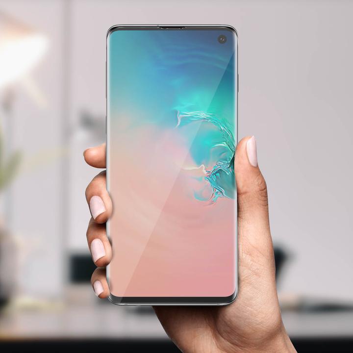 Produktbild Avizar Glas mit Flüssigkleber und UV-Licht (2 Stück, Samsung Galaxy S10)