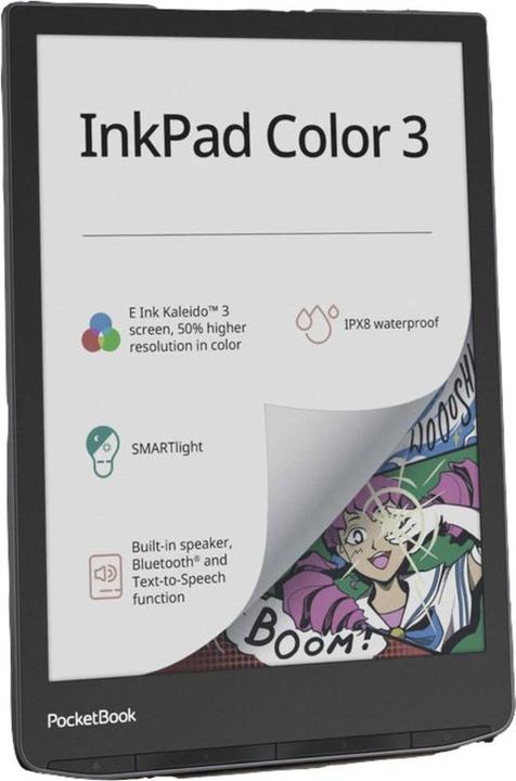 Productafbeelding PocketBook InkPad Color 3 (7.80", 32 GB, Stormachtige Zee)