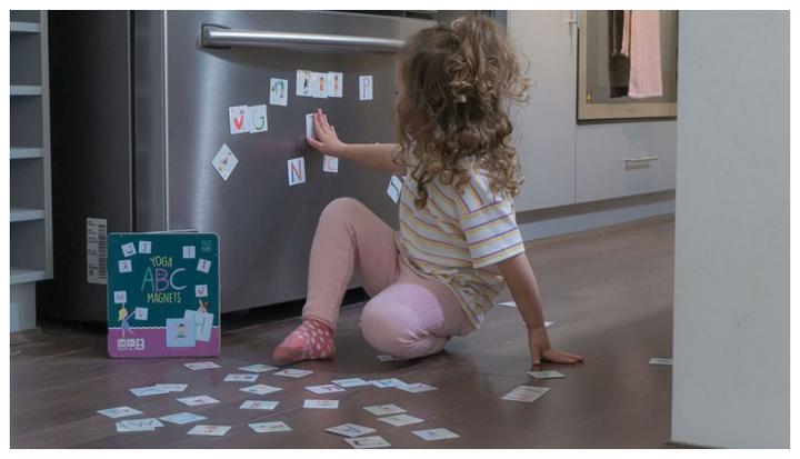 Produktbild Buki France Y021 Yoga Abc Magnets For 4+ Years