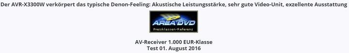 Produktbild Denon Avr-X3300w (7.2 Kanal, FM)