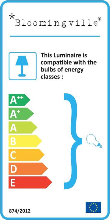 Energie-Label Bloomingville Table Lamp (E27)