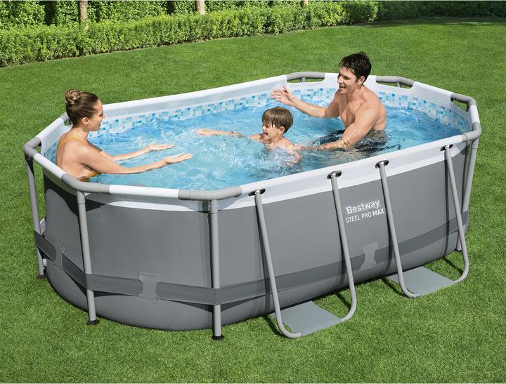 Actual product image Bestway Steel Pro MAX Above Ground Pool Set 3.05 m x 2.00 m x 84 cm (305 x 200 x 84 cm)