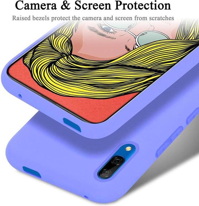 Actual product image Cadorabo TPU Liquid Silicone Case Cover (Huawei Y9 Prime (2019), Huawei Enjoy 10 Plus, Huawei P Smart Z)