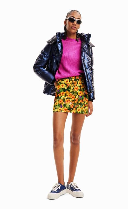Image du produit Desigual Pull uni transparences femme (L)