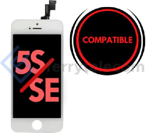Image du produit Ferryxpress iPhone 5S/SE Compatible écran d'assemblage LCD (Écran, iPhone 5S, iPhone SE)