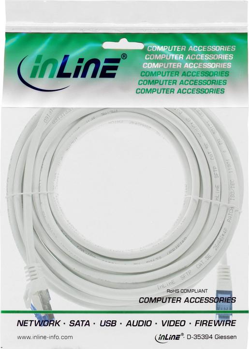 Produktbild InLine Patch-Kabel RJ-45 (M) bis RJ-45 (M) (S/FTP, CAT6a, 30 m)