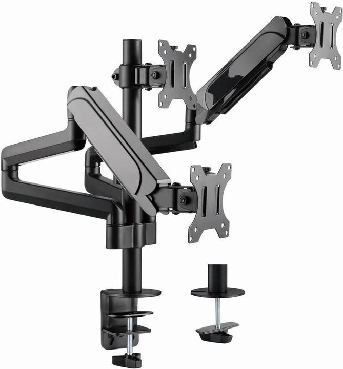 Produktbild Gembird Biurkowe ramię na 3 monitory - regulowane 17-32inch obciążenie do 7kg (Tisch, 27")