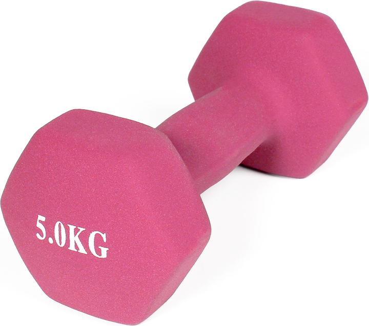 Actual product image Gladiatorfit Neoprene dumbbells (2 x 5 kg)