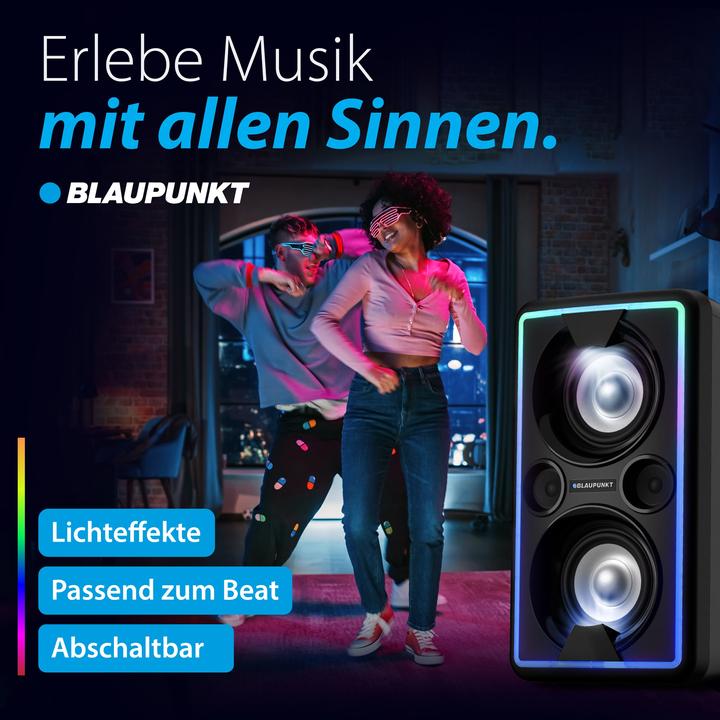 Produktbild Blaupunkt Party Lautsprecher mit TWS | PS 2000 (12 h, Batteriebetrieb)