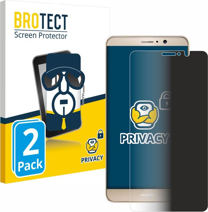 Actual product image BROTECT Anti-spy privacy film Blue light protection film (2 Piece, Mate 9)