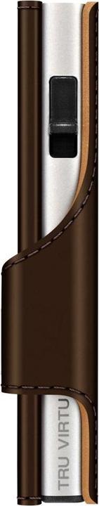 Immagine prodotto Tru Virtu Portafoglio Click & Slide Vegan Organic Apple Marrone/Argento