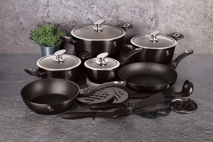Produktbild BerlingerHaus Granite Pot Set (Pfannenset + Topfset, Aluminiumguss)