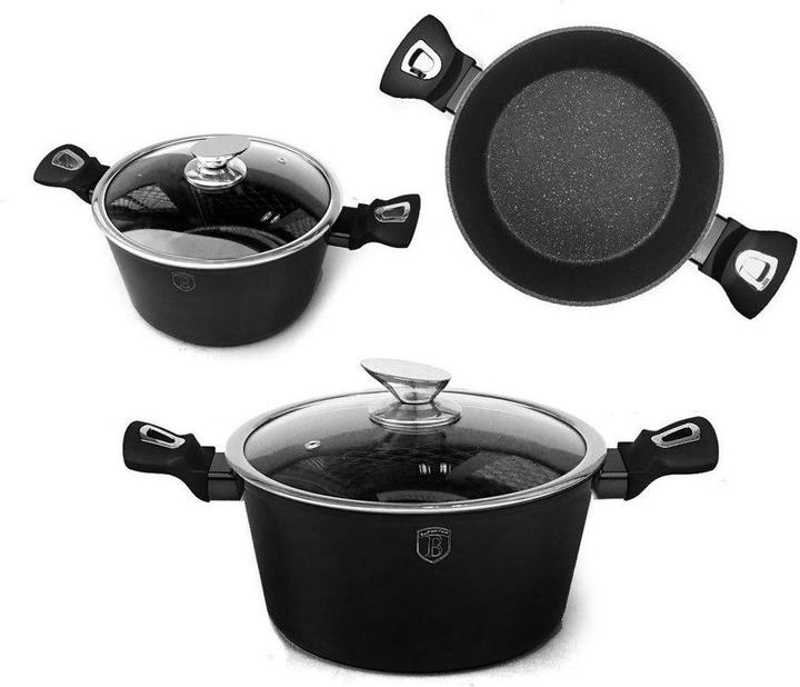 Produktbild BerlingerHaus Granite Pot Set (Pfannenset + Topfset, Aluminiumguss)