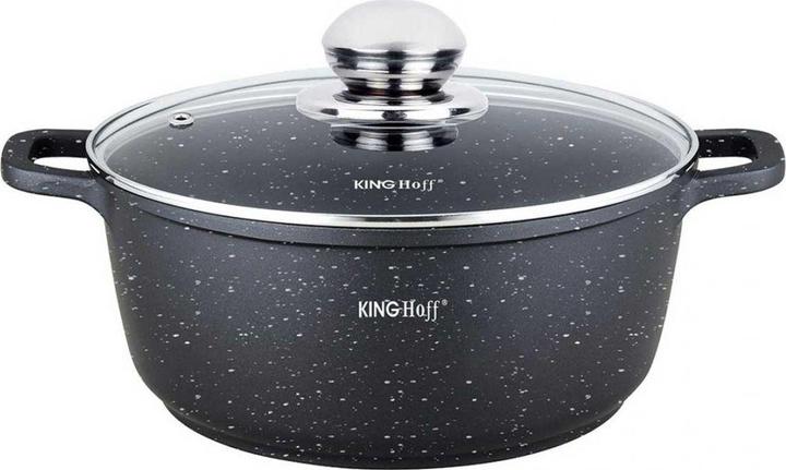 Produktbild Kinghoff King Hoff Lumarko marmurinis puodas 16cm kh-1592 1.3l! (16 cm, Kochtopf, Aluminiumguss)