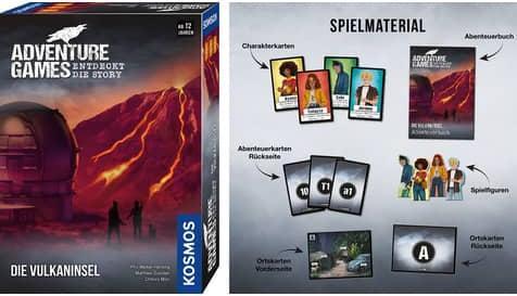 Productafbeelding Kosmos Avontuurlijke spelletjes: Het vulkaaneiland (Duits)