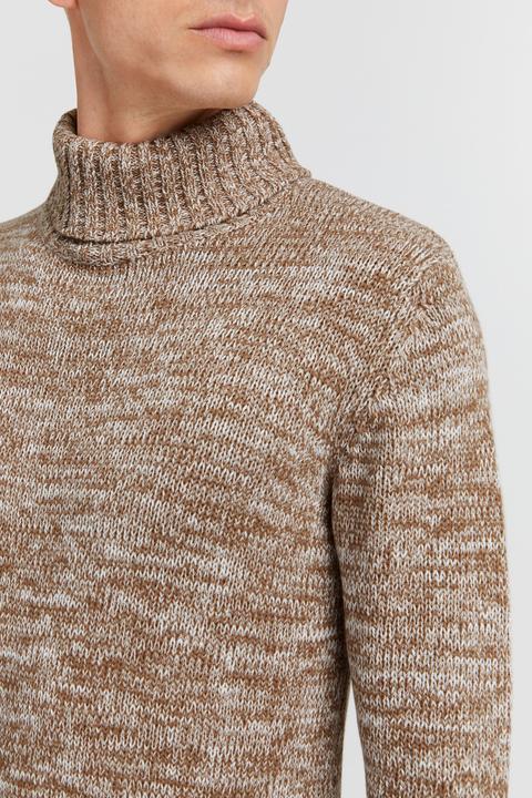 Actual product image Solid Philaremo Men's Roll Neck Jumper Turtleneck Made Of 100% Cotton (XXL)