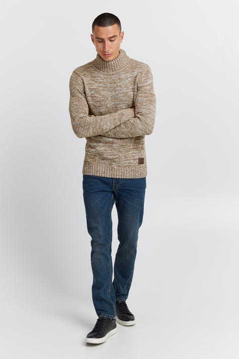 Actual product image Solid Philaremo Men's Roll Neck Jumper Turtleneck Made Of 100% Cotton (XXL)