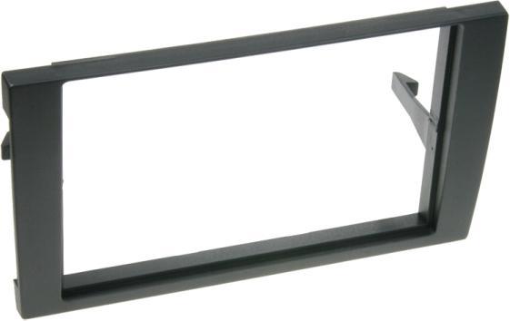 Actual product image ACV 281320-18 | Radio panel Audi A4 (B6 & B7) / Seat Exeo (3R), black (2 ISO)