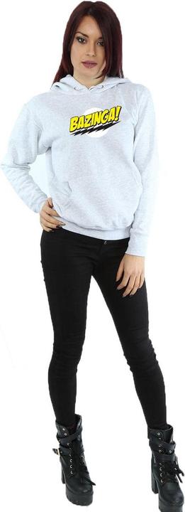Immagine prodotto Dam Sheldon Bazinga Felpa con Cappuccio Donna (M)