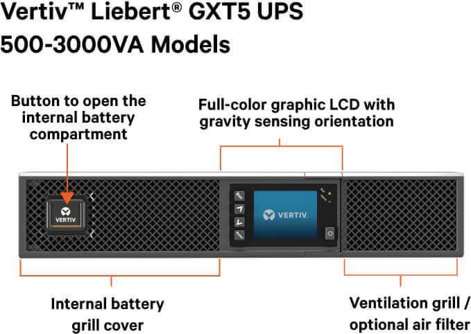 Produktbild Vertiv Liebert GXT5 (3000 VA, 3000 W, Online-Doppelwandler USV)
