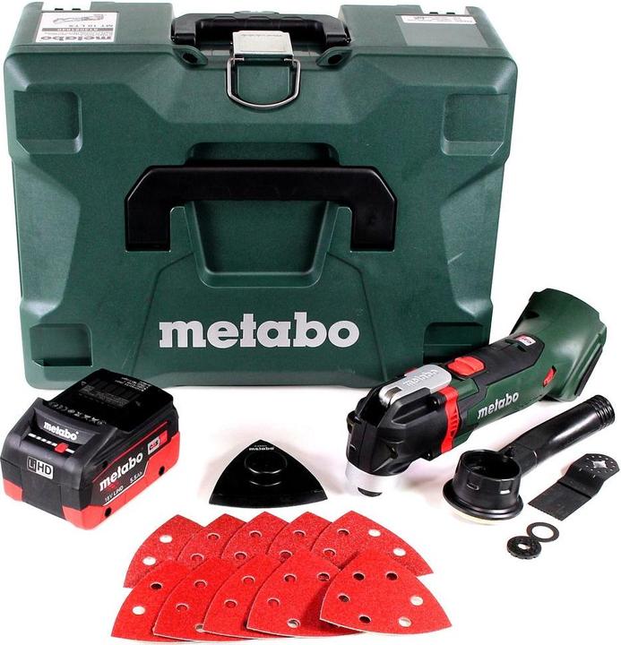 Produktbild Metabo MT 18 LTX Akku Multitool 18V ( 613021840 ) OIS-/Starlock-kompatibel + 1x Akku 5,5Ah + Koffer