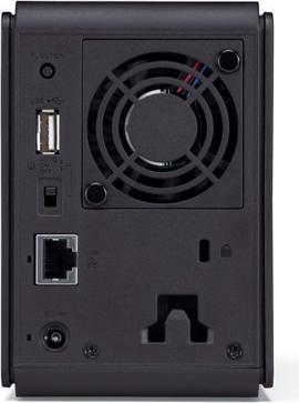 Actual product image Buffalo Linkstation Pro Duo, LS-WV4.0TL, 2x2TB NAS