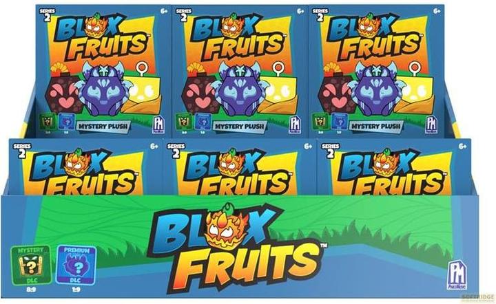 Productafbeelding Phat Mojo Blox Fruit pluche figuurtjes 10 cm Mystery Plush Serie 2 Display (9) (10 cm)