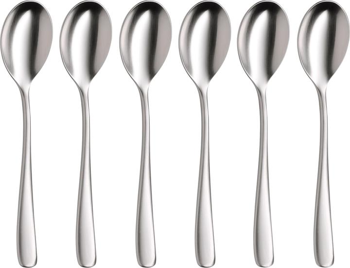 Espressolöffel Set 6tlg 10,8cm Vision Edelstahl matt kratzbeständig (6 Stück, Löffel)