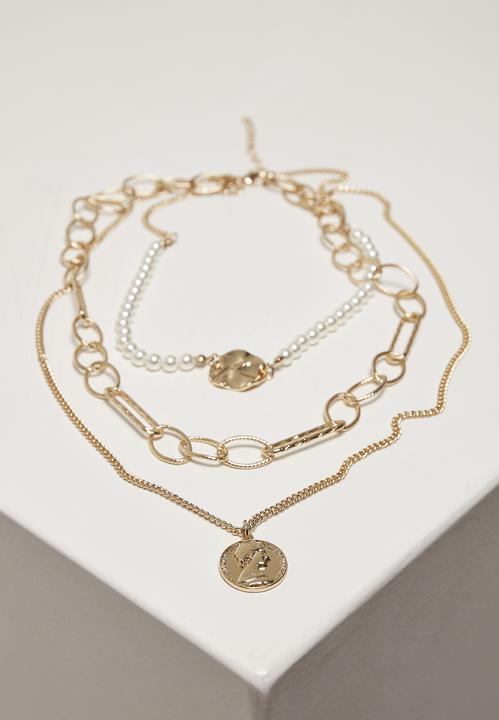 Produktbild Urban Classics Ocean Layering Necklace (30% Zink, 20% Kunststoff, 50% Eisen)