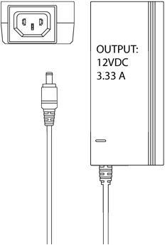 Image du produit Zyxel Alimentation électrique 12VDC, 3.33A (Alimentation électrique)