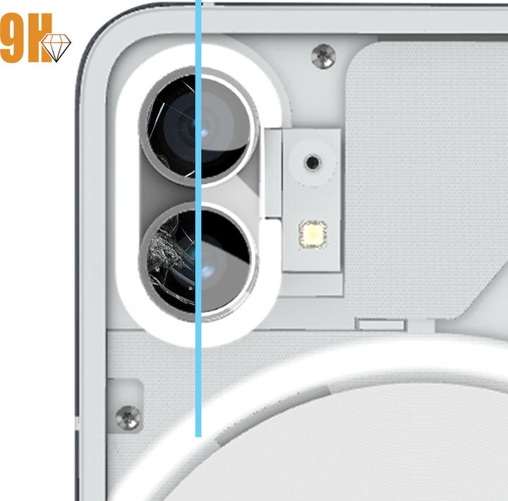 Actual product image Avizar Rear camera film, camera protection film (1 Piece, Nothing Phone (1))