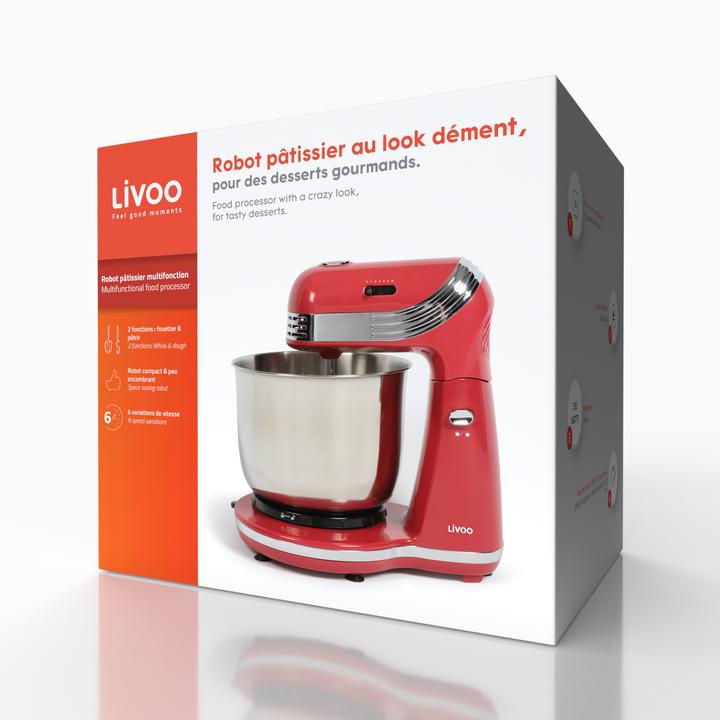Image du produit Livoo Robot pâtissier multifonction (250 W)