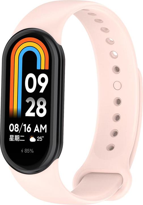 Techsuit - Watchband (W014) - Xiaomi Mi Band 8 / 8 NFC / 9 / 9 NFC - Pink (Silikon)