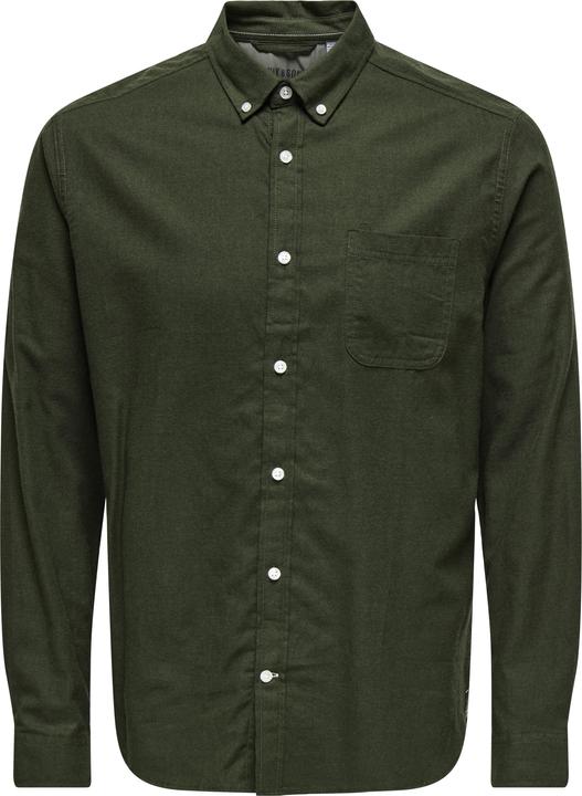 Only & Sons Normal geschnitten Hemdkragen Hemd Hemd (XXL)