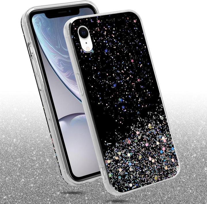 Productafbeelding Cadorabo TPU hoes fonkelende glitters (Apple iPhone XR)