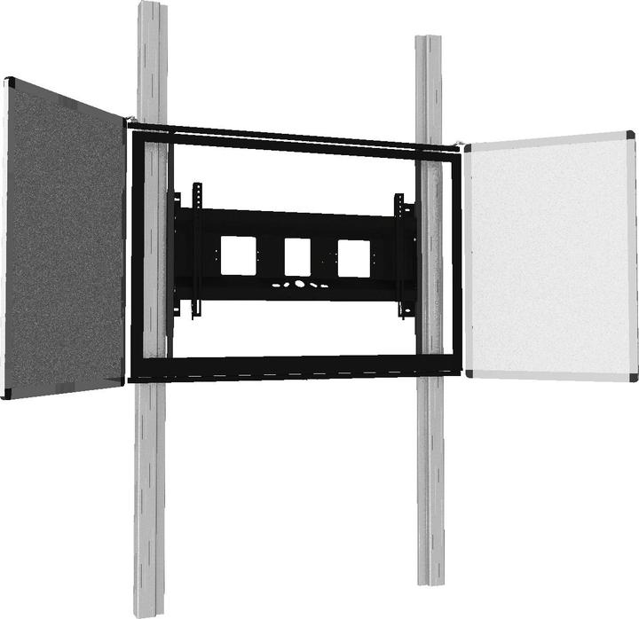 Produktbild Conen Wandmontiertes 2 Säulen Pylonensystem für Monitore von (Wand, 86")