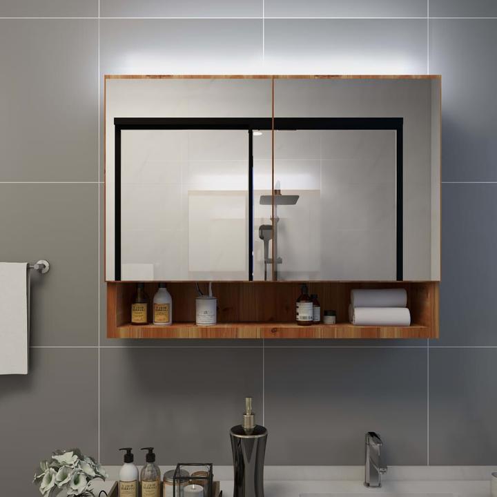 Immagine prodotto VidaXL Armadio a specchio (80 x 15 x 60 cm)
