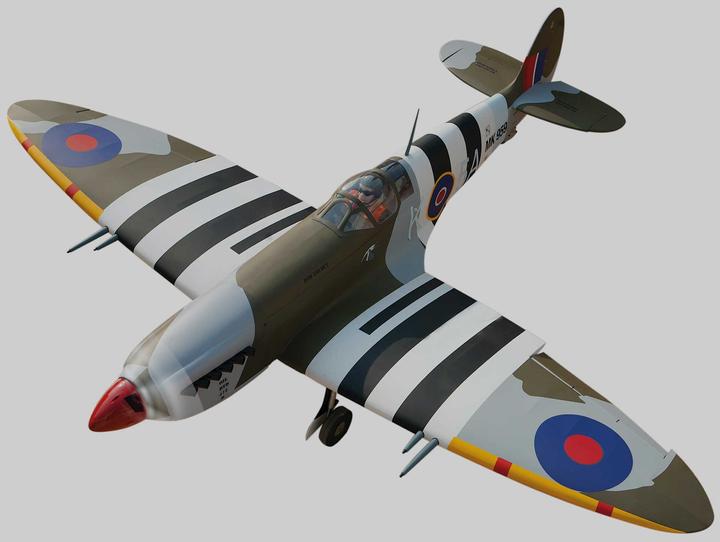 Image du produit Seagull Models SG-Models ) Spitfire 80" 35-45ccm AVEC train rentrant électrique ARF (Oiseau de guerre)