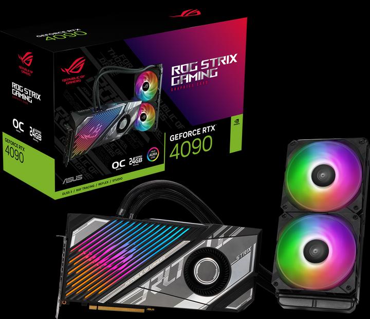 Actual product image ASUS VGA RTX4090 24GB ROG-STRIX LC O24G (24 GB)