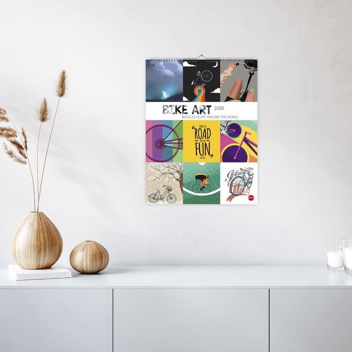Image du produit Bike Art Posterkalender 2026 (34 x 44 cm, Couverture rigide, Allemand)