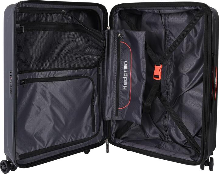 Actual product image Hedgren Comby Grip 4-wheel trolley M 65 cm with expansion fold (74 l, M (50 - 90l))