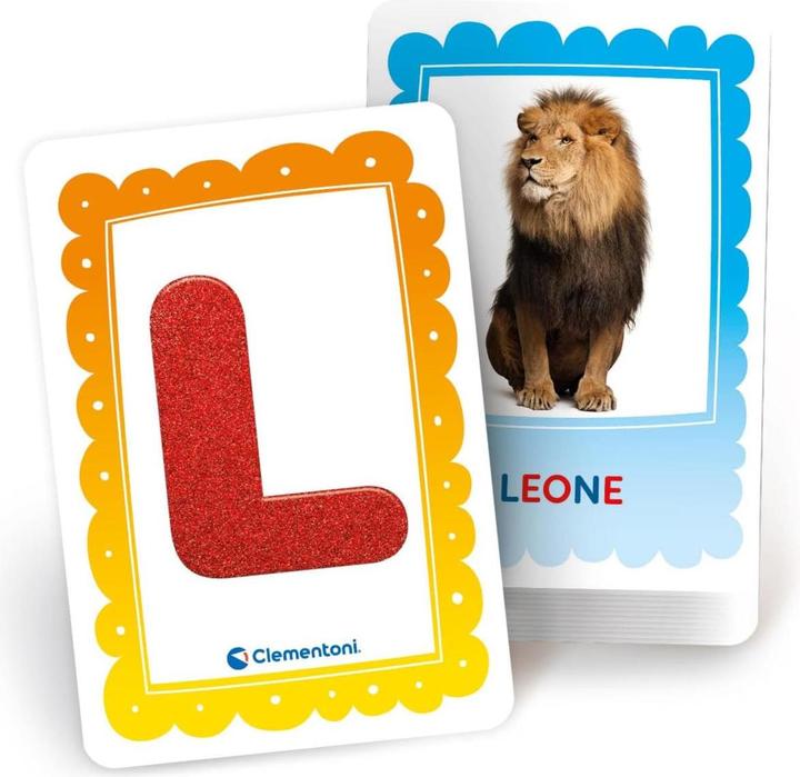 Immagine prodotto Clementoni Montessori Flashcards Alfabeto Tattile