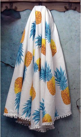 Jaliya Ananas (150 x 150 cm)