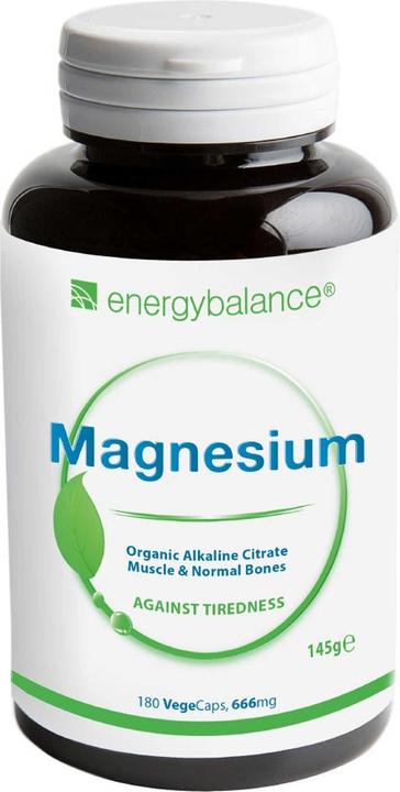 Energybalance Magnesium Citrat (180 Stück, Kapseln, 145 g)