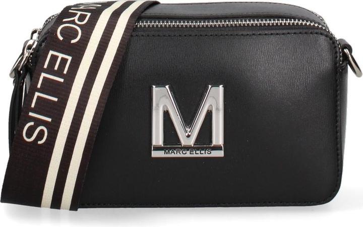 Actual product image Marc Ellis **Damen Umhängetasche Made In Italy - Modell Liviana Prime - 100% Leder** - 20.0 X 12.0 X 8.0 Cm