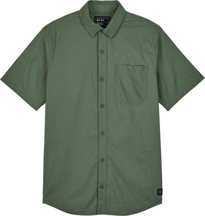 Fox Woven 24 Roger Ss Hun Grn (L)