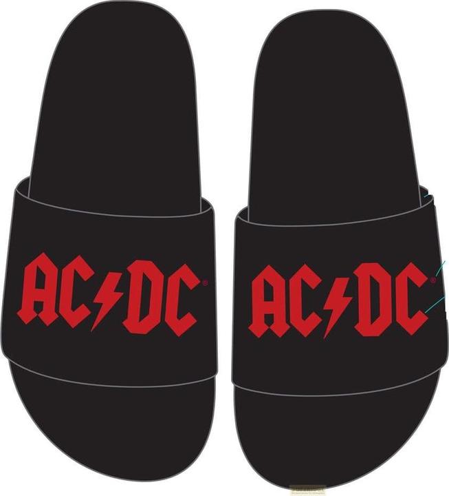 Heroes Inc AC/DC Hausschuhe Logo Grösse L (L)