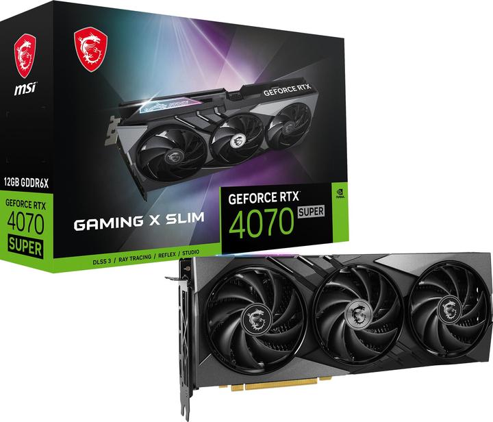 Productafbeelding MSI GeForce RTX 4070 SUPER 12G GAMING X SLIM (12 GB)