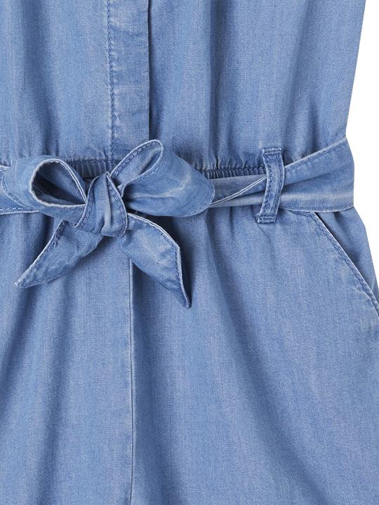 Vertbaudet Mädchen Jumpsuit aus Light-Denim